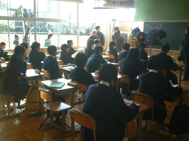 主人公の一人、柳楽優弥さん演じる“ディノ”の中学校時代の回想シーンなどが撮影されました。