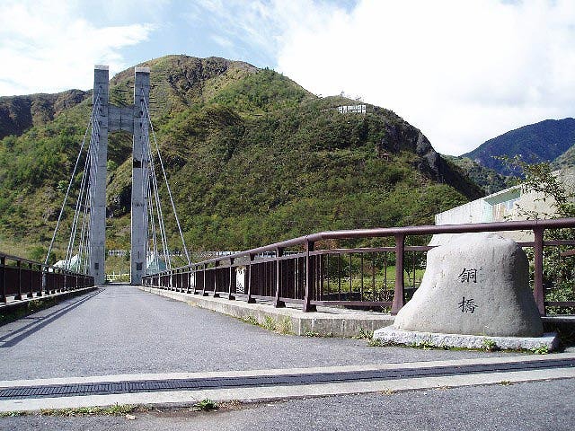県内初の人道用斜張橋