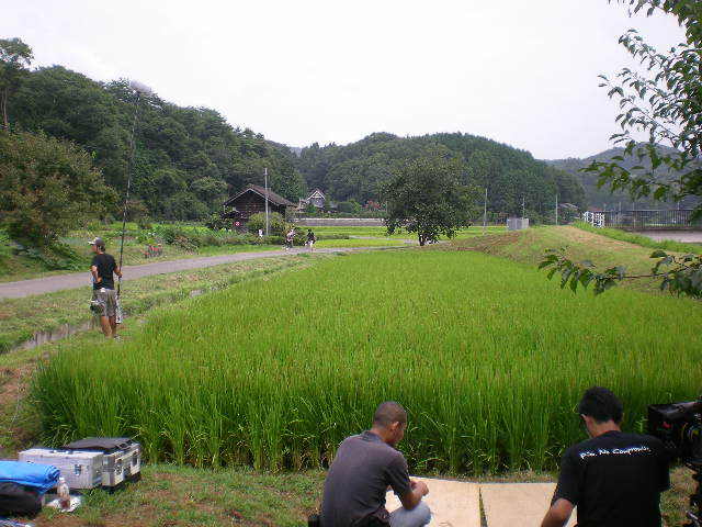 茂木町内の農道